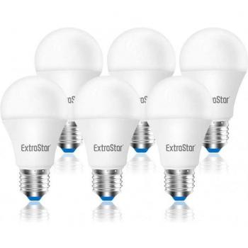 Pack 6 Bombillas LED E27 10W Blanco Cálido