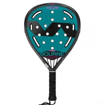 Varlion Bourne Prisma Radio - Pala de Pádel Nivel Avanzado, diseño innovador, núcleo de goma EVA, superficie de fibra de vidrio, forma lágrima, balance medio-alto, ideal para jugadores avanzados