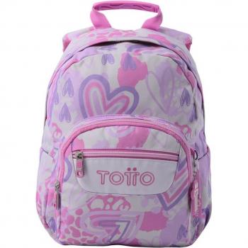 Mochila escolar pequeña rosa Amalia - Tempera