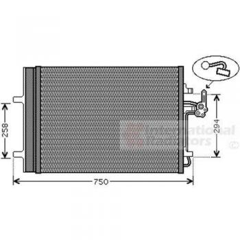 Van Wezel 18005427 condensador del sistema de climatización