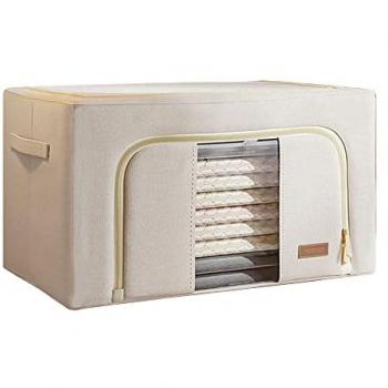 Caja de almacenamiento de ropa 100L plegable de algodón JOYBOS