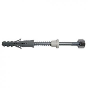 Juego de 2 tornillos de fijación para inodoro CIS, incluye 2 tornillos, arandelas y tuercas, material resistente a la corrosión, compatible con la mayoría de inodoros estándar
