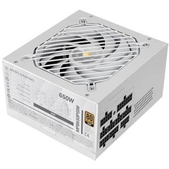 Fuente de Alimentación Modular Mars Gaming MPB650PSI 650W 80 Plus Gold ATX 3.1 PCIe 5.1 Blanca