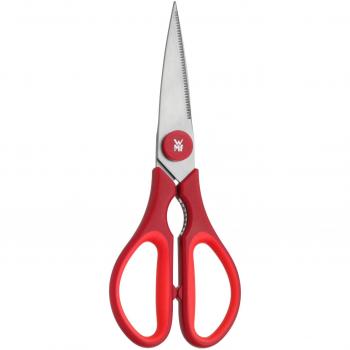 WMF Touch Tijeras de Cocina, Acero Inoxidable, Rojo, 21cm