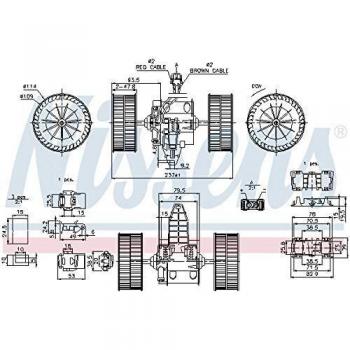 Nissens 87117 Calefacción para Automóviles