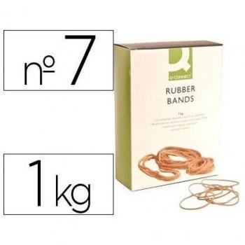 Q-Connect Gomillas Elásticas 1000 Gr Número 7 70 X 2 Mm