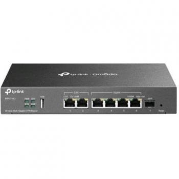 TP-Link ER707-M2 Router VPN Omada Multi-Gigabit con 2 Puertos de 2.5G y hasta 6 Puertos WAN, Adaptadores USB, Ethernet Rápido, Gigabit Ethernet, Negro