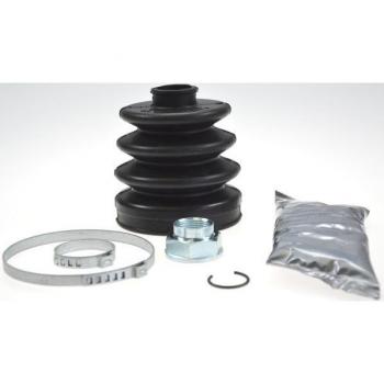Fuelle de eje de transmisión SPIDAN CV-joint boot 21187, kit completo para la protección y mantenimiento del conjunto de transmisión, fabricado en material resistente a la abrasión y al desgaste, incluye fuelle, abrazaderas y grasa