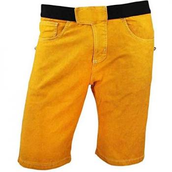 Shorts Deportivos Jeans Track TURIA BR para Hombre, Color Naranja, Talla S, Diseño Cómodo y Ideal para Montaña