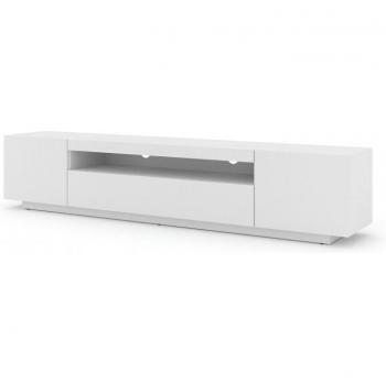 Mueble para TV efecto madera blanco universal 200 cm mate