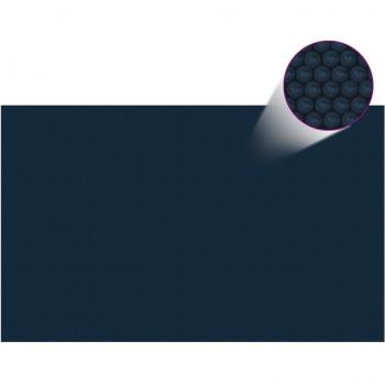 Floating Solar Pool Film 260x160 cm Black and Blue