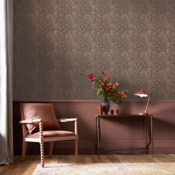 William Morris Marigold Textured Fibrous Wallpaper