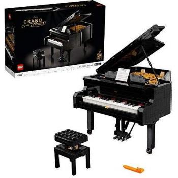LEGO Ideas Grand Piano Set 21323 Model Building Kit, Collectible Music-Themed Project for Adult Builders