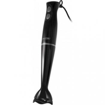 MPM MBL-18/C Batidora de Mano Desmontable con Cuchillas de Acero Inoxidable, 2 Velocidades, Anilla para Colgar, 200W, Negra