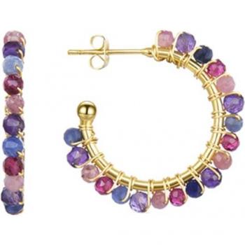 Pendientes de aro con cristales Luxenter Aiel - SGEX211C0900