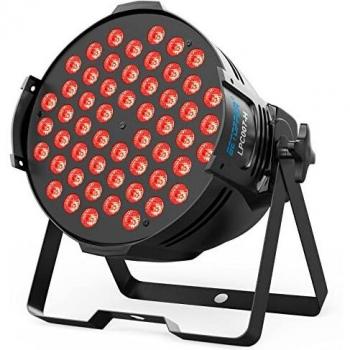 BETOPPER luces dj luces discoteca 54x3W LED RGB 180W foco dmx Luz escenario profesional Control de voz /DMX, adecuado para fiestas, bodas, conciertos, clubes
