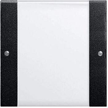 Gira 2131005 Touch Rocker Switch Set for Home Automation, 1-Gang, Clear/Matte Black