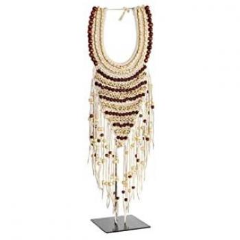Figura Decorativa DKD Home Decor Collar Hierro Conchas (23,5 x 15 x 70 cm)