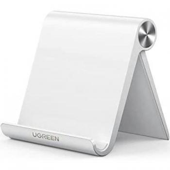 UGREEN Adjustable Portable Stand Holder for Smartphone, Multi-Angle, White Model 30285
