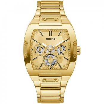 Guess GW0456G2 Phoenix Men's Watch - Gold Stainless Steel Analog Watch, Yellow male, Size: ONE SIZE