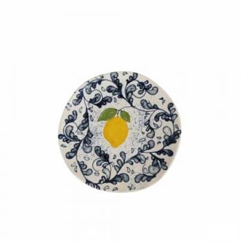 Plato para Postre La Mediterránea Ibérica Limoi 20 x 20 x 2 cm (12 Unidades)