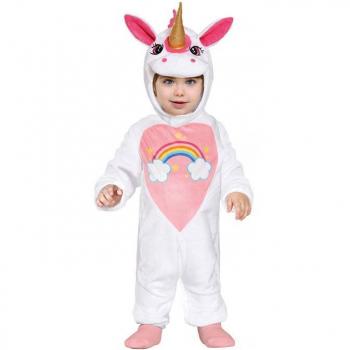 Disfraz de Unicornio para Bebé 12-18 Meses Rosa Arcoíris Guirca S.L G76078