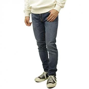 Nudie Jeans Co Men's Unisex Skinny Lin Dark Blue Navy Jeans