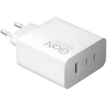 Cargador de Pared Xiaomi 90W HyperCharge con 3 Puertos USB-C y USB-A GaN Blanco