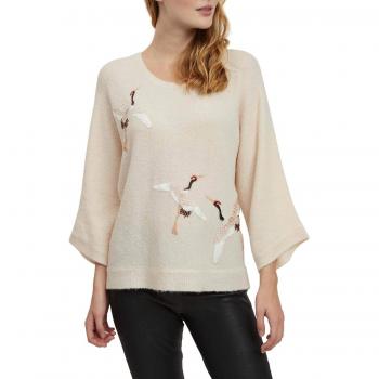 Vila SudaderaMujer Viestoni Knit Bird 7/8 M