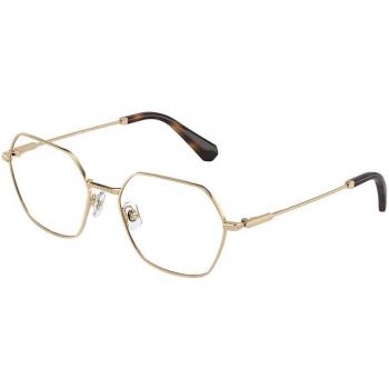 Gafas de Vista Swarovski SK1011 4013 Geométricas Doradas para Mujer 55mm con Bloqueo de Luz Azul