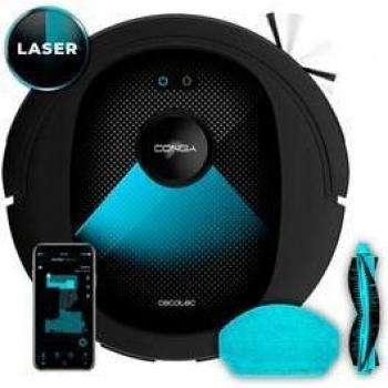 Cecotec Conga 7490 Ultimate Genesis Robot Aspirador y Friegasuelos 2600Pa WiFi Negro