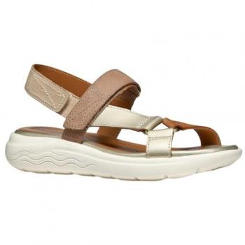 Sandalias Deportivas Geox D Spherica EC5W Mujer Arena/Oro 35 EU