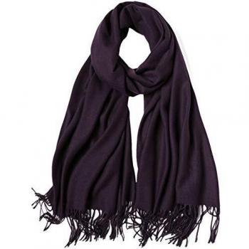 MaaMgic Bufanda de Invierno Para Mujer Chal Pashminas Foulard Grande Larga de 200 * 70CM Suave Mantón Grueso Multicolor para Mujeres,Negro old