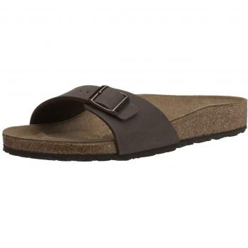 Birkenstock Madrid Women's Brown Mules - Casual Shoes in Mocha Birkibuc