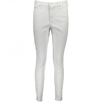 Pantalón Vaquero Skinny Blanco Tommy Hilfiger Sylvia W26 L30 con Cierre de Botón y Cremallera