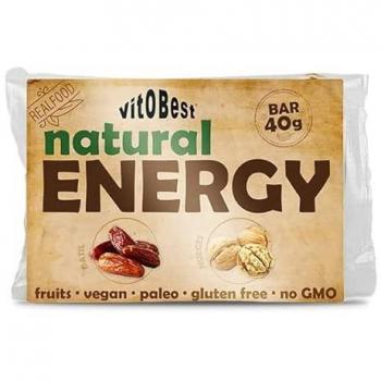 Caja Barritas Energy Dátil y Nueces 20 barritas de 40g - VIT.O.BEST