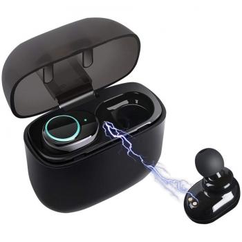 YEHUA Auriculares Bluetooth Inalámbricos Impermeable 4.2 Mini Audifonos Bluetooth in Ear con Microfono y Cancelación de Ruido con Caja de Carga para iPhone y Otros Smart Phones