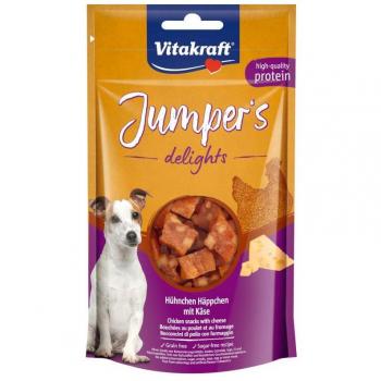 Vitakraft Jumpers Delights Pollo y Queso Snacks para Perros - 80g