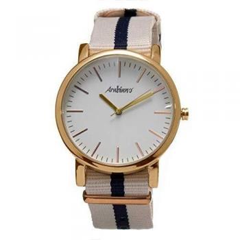 ARABIANS Reloj Analógico para Hombre de Cuarzo con Correa en Tela DPP2197B