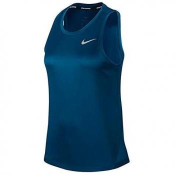 NIKE W Nk Miler Tank Camiseta sin Mangas, Mujer, Valerian Blue/