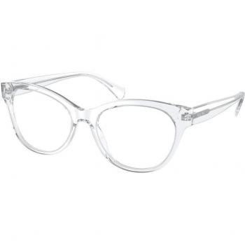 Ralph Lauren RA7141 Women's Eyeglasses Clear Panthos Transparent Frame Size 52 Blue Light Block