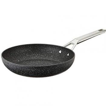 Monix Mineral - Sartén 28 cm aluminio forjado con antiadherente, tipo piedra, sin PFOA, aptas inducción