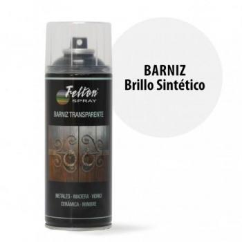 Spray Barniz Transparente Brillo Sintético 400 ml.