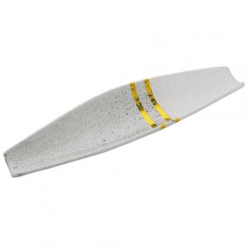 Centro de Mesa Alexandra House Living Blanco Plateado 50 x 14 x 5 cm