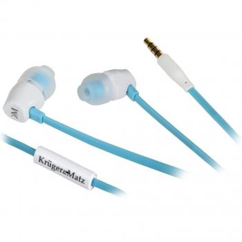 Krüger & Matz kmd10b In-Ear auriculares de oído con micrófono Azul
