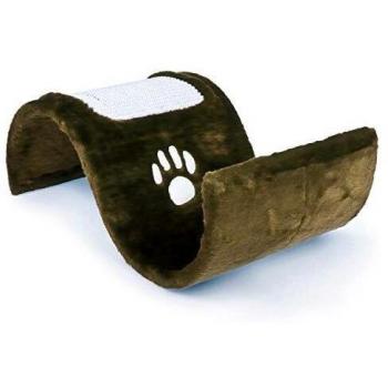 Rascador Ola Marrón para Gatos de Diseño Elegante