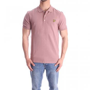 Polo Lyle & Scott V1-Plain Hombre Rosa