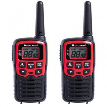 Midland PMR Portable Radio XT10 Set con 2 Piezas de código C1176