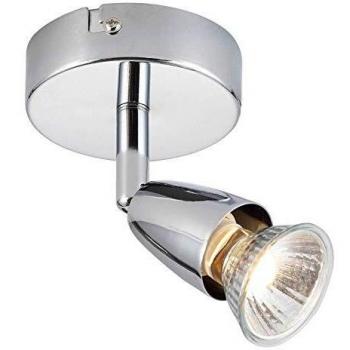 Foco Ajustable Cromado Amalfi GU10 - 1 Luz Decorativa