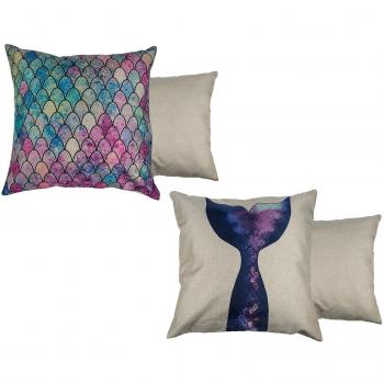 Cojín sirena Manta Cojín de decoración
